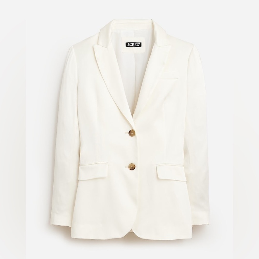 J Crew Long Parke blazer in luster crepe BT534 - Picture 5 of 6